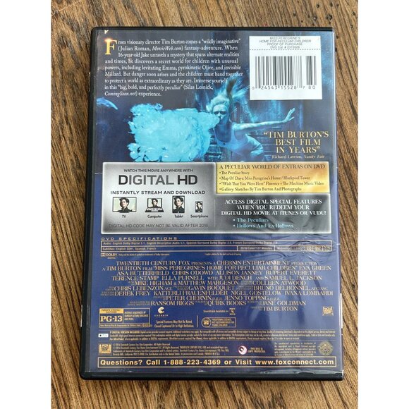 Miss Peregrine's Home For Peculiar Children DVD & Digital HD - Picture 4 of 4